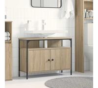 vidaXL Bathroom Sink Cabinet Brown 80 x 30 x 60 cm Engineered wood