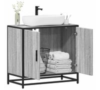 Bathroom Sink Cabinet Sink Storage Cupboard Sideboard Engineered Wood vidaXL