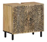 vidaXL Bathroom Sink Cabinet Sink Unit Storage Vanity Unit Solid Wood Mango
