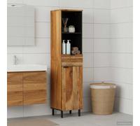 Vidaxl Bathroom Sink Cabinet Solid Acacia Wood 38 X 33 X 160 Cm