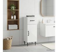 VidaXL Bathroom Storage Cainet HAARLEM White 30 X 31 X 80 Cm