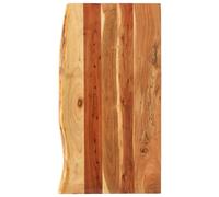 vidaXL Solid Acacia Wood Bathroom Vanity Top Wooden Countertop Vanity Top