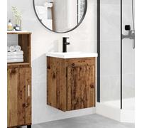 vidaXL Bathroom Vanity Unit with Tap Old Wood 42 x 40 x 74.5 cm