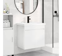 vidaXL Bathroom Vanity Unit with Tap White 61 x 40 x 74.5 cm