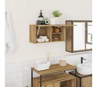 vidaXL Bathroom Wall Cabinet Artisan Oak 60x25x30 cm Engineered Wood