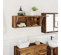 Vidaxl Bathroom Wall Cabinet Old Wood 80X25X30 Cm Engineered Wood