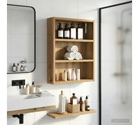 vidaXL Bathroom Wall Cabinet with Shelf Artisian Oak 40 x 10 x 50 cm
