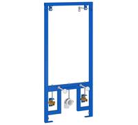 vidaXL Bathroom Wall Support Manual Blue 50 x 17.5 x 136 cm Steel