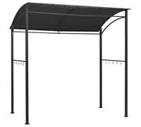 Vidaxl Bbq Gazebo 215X150X220 Cm Anthracite Steel