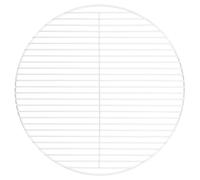 vidaXL BBQ Grill Grate - 50 cm Round 304 Stainless Steel - Suitable for Charcoal & Kettle Grills, Fire Bowls, Easy to Clean, Silver