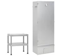 BBQ Oven Smoker Barbeque Grill BBQ Smoker Smokehouse Galvanised Steel vidaXL