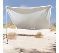 vidaXL Beach Canopy with Sand Anchors Grey 304x300 cm