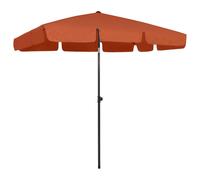vidaXL Beach Parasol Terracotta 200x125 cm