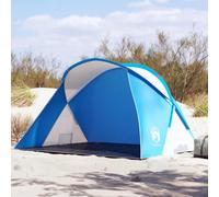 (Azure blue) vidaXL Beach Tent 2-Person Lightweight Tent Camping Tent Pop-up Waterproof