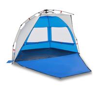 vidaXL Beach Tent 2-Person Azure Blue Quick Release Waterproof, Blue