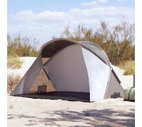 vidaXL Beach Tent 2-Person Grey Pop-up Waterproof UK