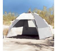 vidaXL Beach Tent 2-Person Grey Quick Release Waterproof