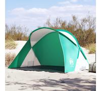 vidaXL Beach Tent 2-Person Sea Green Pop-up Waterproof