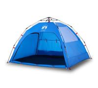 vidaXL Beach Tent 2-Person Shelter Tent Azure Blue Quick Release Waterproof
