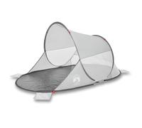 (grey) vidaXL Beach Tent Patio Lightweight Tent Sun Shelter Tent Pop-up Waterproof
