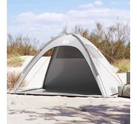 vidaXL Beach Tent Grey Waterproof UK