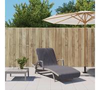 vidaXL Beach Towels 2 pcs Anthracite 75x200 cm Fabric 400 GSM