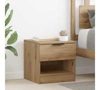 vidaXL Bed Cabinet 2 pcs Artisan oak 40 x 39 x 40 cm Engineered wood
