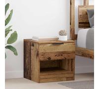 vidaXL Bed Cabinet 2 pcs Old wood 40 x 39 x 40 cm Engineered wood