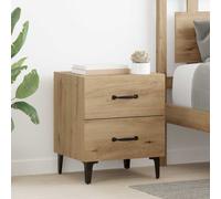 vidaXL Bed Cabinet Artisan oak 40 x 35 x 47.5 cm Engineered wood