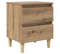 vidaXL Bed Cabinet Artisan Oak 40 x 35 x 50 cm Engineered Wood
