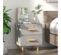 vidaXL Bed Cabinet Concrete Grey 40x35x47.5 cm