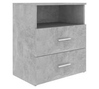 Vidaxl Bed Cabinet Concrete Grey 50X32X60 Cm