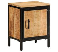 Bed Cabinet 40x30x52.5 cm Solid Rough Wood Mango
