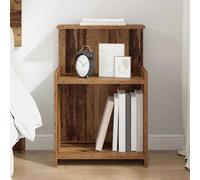 vidaXL Bed Cabinet Old wood 40 x 35 x 60 cm Particle board