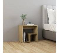 Vidaxl Bed Cabinet Sonoma Oak 40X30X40 Cm Engineered Wood Bed Cabinets