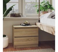 vidaXL Bed Cabinet Sonoma Oak 50x39x43.5 cm Engineered Wood