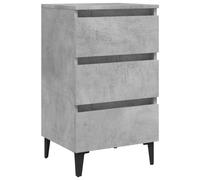 Bedside Table with 3 Drawers Bedroom Nightstand Storage Cabinets Side Tables