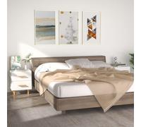 vidaXL Bed Cabinets 2 pcs White 40x35x47.5 cm, White