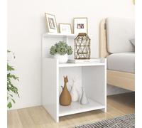 vidaXL Bed Cabinets 2 pcs White 40x35x60 cm Engineered Wood