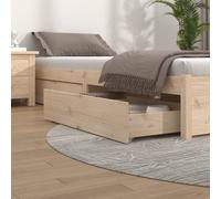 vidaXL Bed Drawers 4 pcs Solid Wood Pine