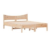 vidaXL Bed Frame Bed Base Bedstead 120x190 cm Small Double Solid Wood Pine