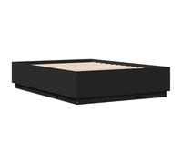 Bed Frame without Mattress Black 150x200 cm King Size
