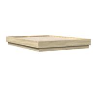 vidaXL Bed Frame, Bed Base for Bedroom, Mattress Foundation for Double Bed, Beds