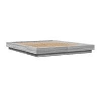 (grey sonoma, 160 x 200 cm) vidaXL Bed Frame Home Bed Base Mattress Foundation Bedstead Engineered Wood