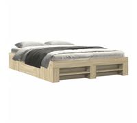 vidaXL Bed Frame, Bed Base for Bedroom, Mattress Foundation for Double Bed, Beds