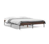 vidaXL Bed Frame, Bed Base for Bedroom, Mattress Foundation for Double Bed, Mode