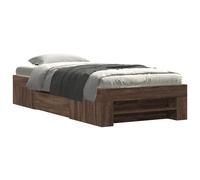 vidaXL Bed Frame, Bed Base for Bedroom, Mattress Foundation for Single Bed, Beds