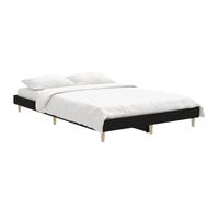 (black, 120 x 190 cm) vidaXL Bed Frame Home Bedroom Bed Base Bedstead Platform Bed Engineered Wood