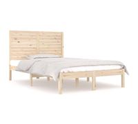 vidaXL Bed Frame without Mattress 135x190 cm Double Solid Wood