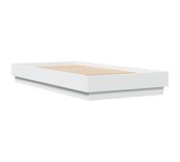 vidaXL Bed Frame Bedroom Bed Base Bedstead White 75x190 cm Engineered Wood